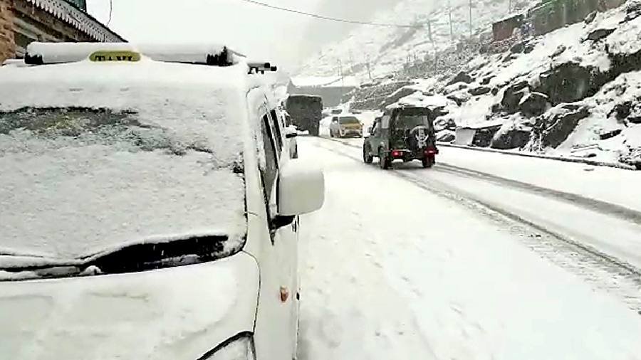 Gangtok Snowfall